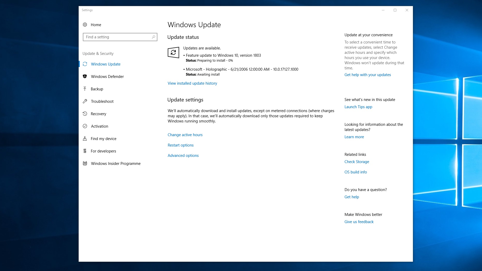 Windows april update. Виндовс 10 1803. Активатор виндовс 10. Surface RT установка Windows 10. Помощник по обновлению до Windows 10.
